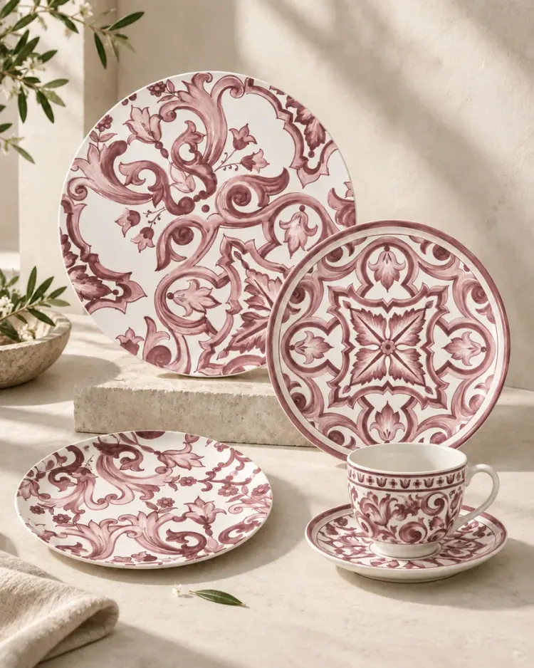 Monaco Rose 32-piece Dinner Set